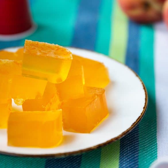 Amaretto Peach Jello Shots Liquid Culture