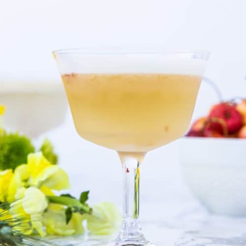 Chamomile and Rainier Cherry Gin Sour | Liquid Culture