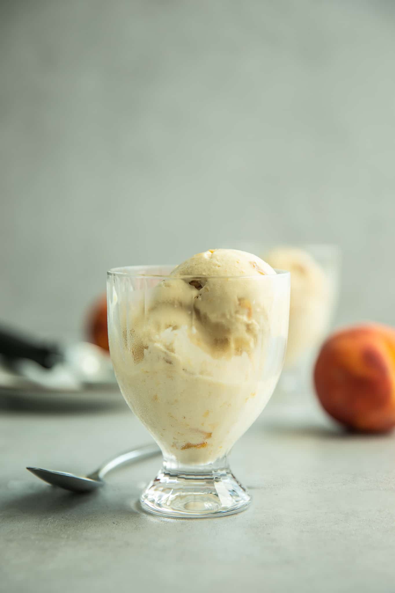 Ninja Creami Peach Ice Cream - Season & Thyme