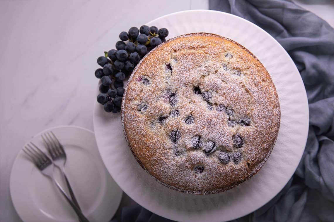 Lemon Grape Sloe Gin Cake Liquid Culture