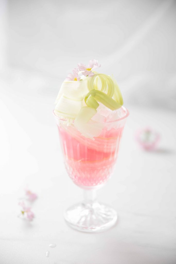 The Celery Bradshaw Gin, Hibiscus and Celery Cocktail Liquid Culture