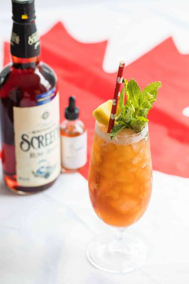 Exploring Canada with Cocktails Newfoundland Screech Rum Cocktail