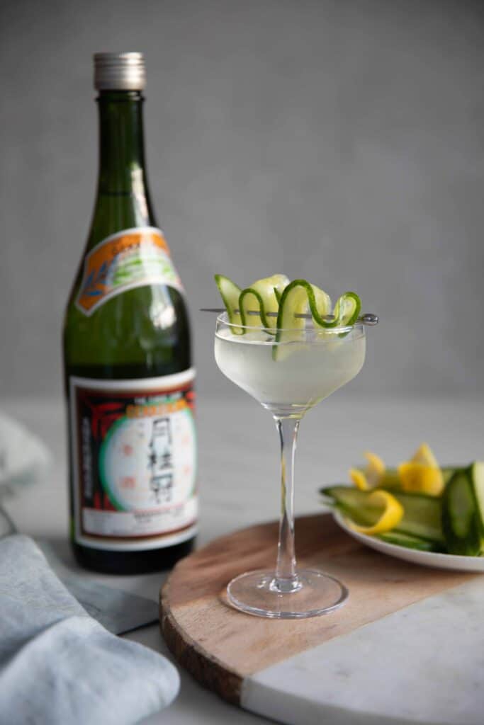 Cucumber and Coconut Sake Martini Liquid Culture