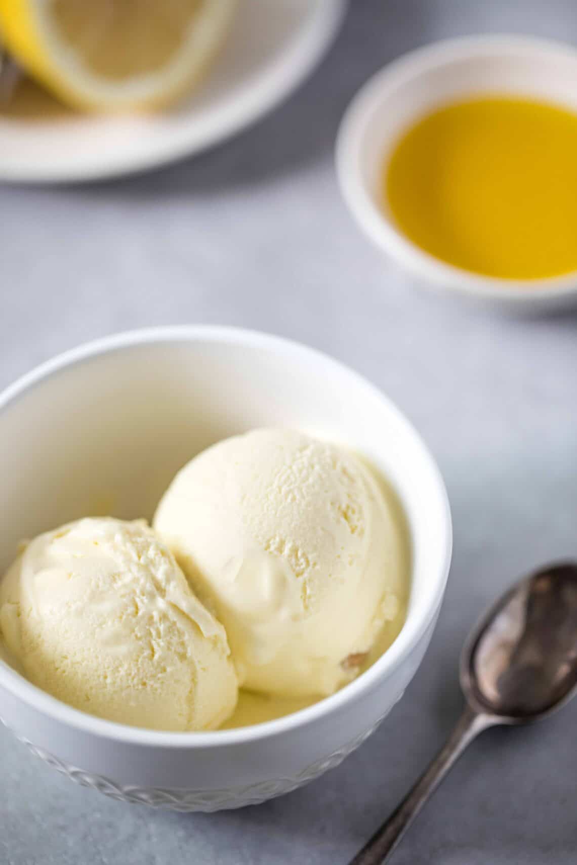 Gin & Lemon Olive Oil Ice Cream Liquid Culture