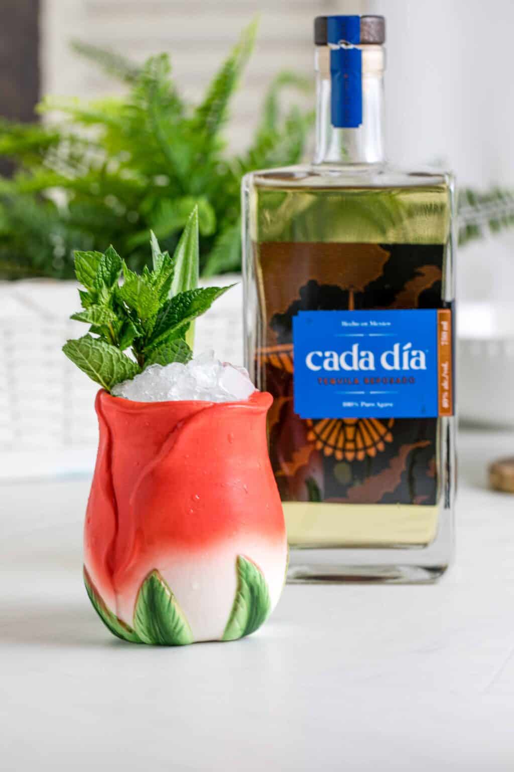 One Love Rum and cada día tequila reposado inspired cocktail Liquid Culture