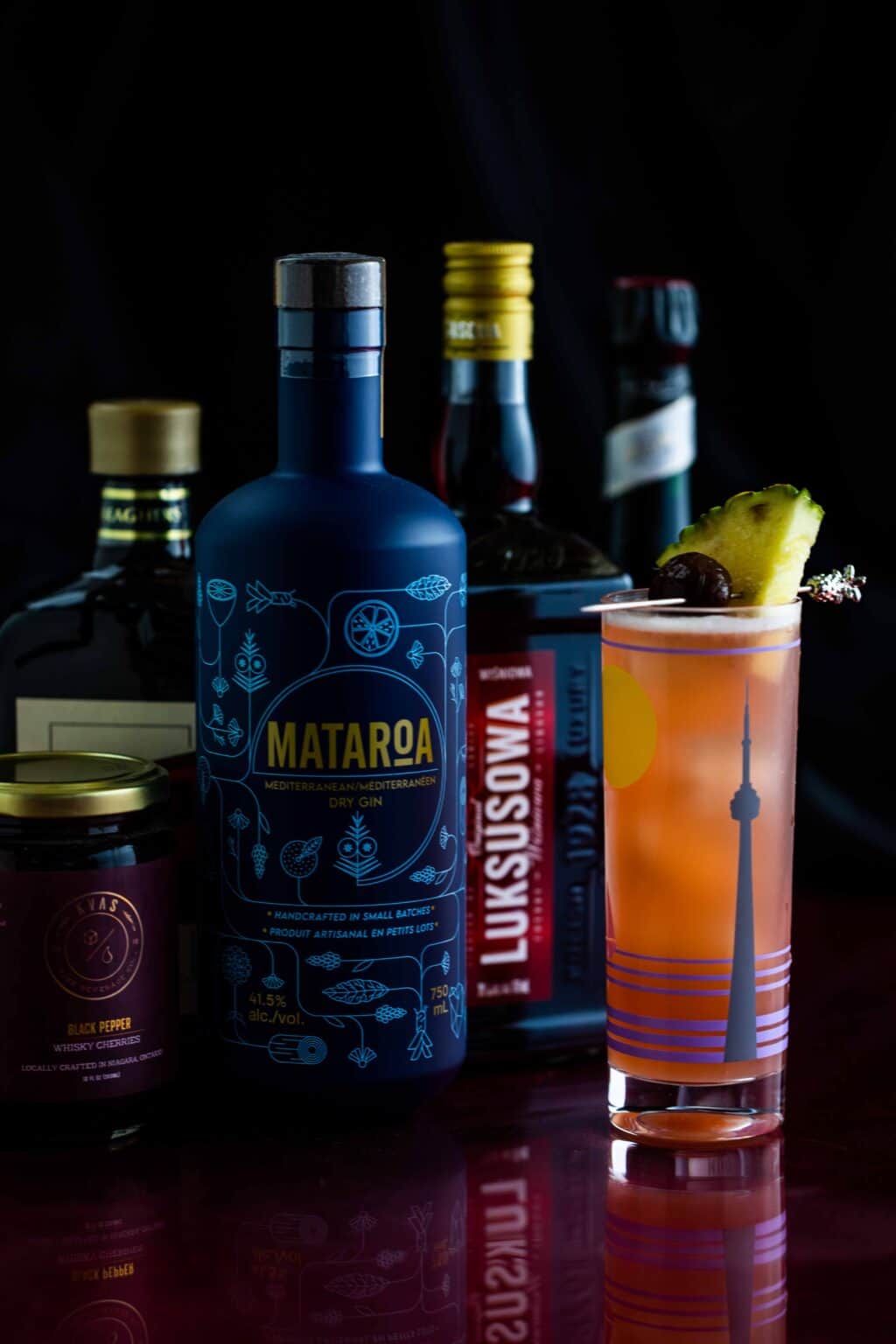 Classic Singapore Sling Cocktail Liquid Culture