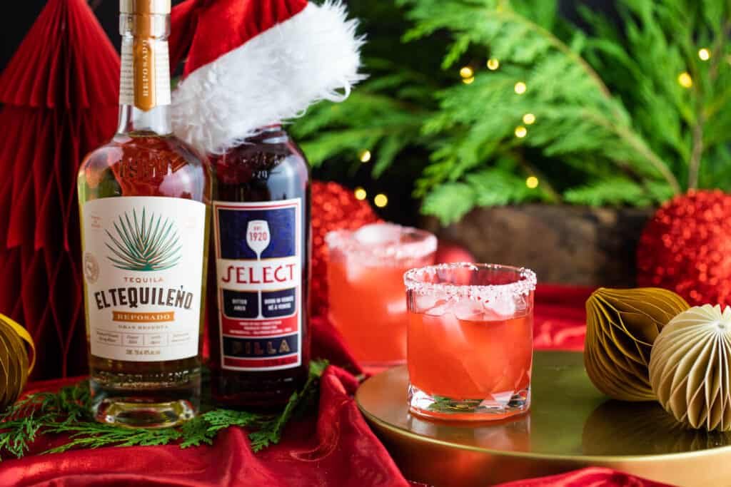 Candy Cane Margarita with El Tequileno | Liquid Culture