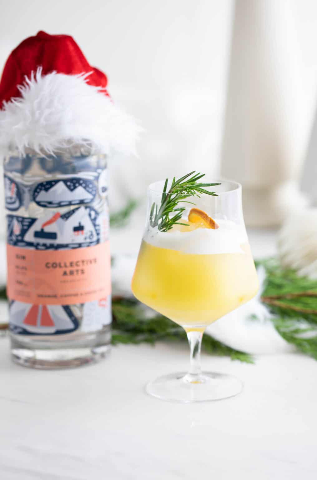 Gin and Amaretto Holiday Sour Liquid Culture