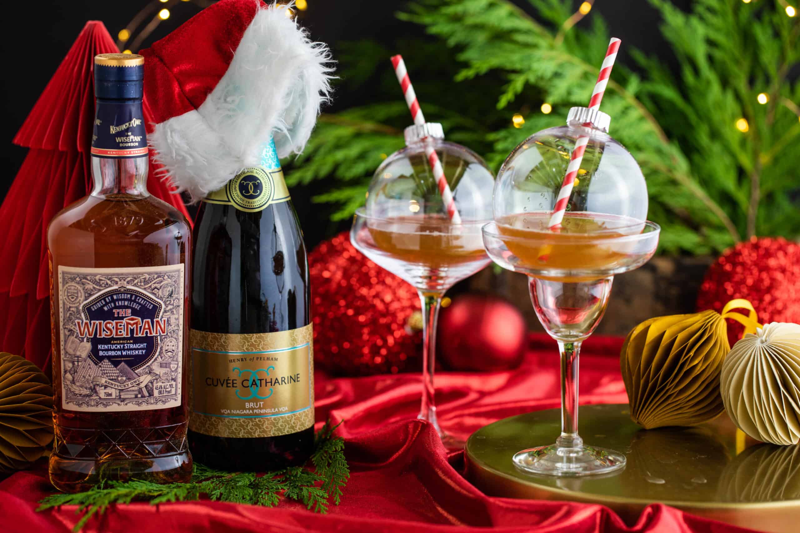 ornament cocktails!! 🥂 #christmas #december #cocktail #cocktails